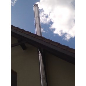 Isoleret stålskorsten Standard sæt 1.0mm